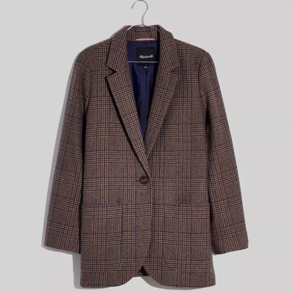 Madewell Larsen hawsell plaid blazer 🌟